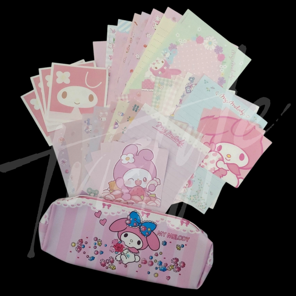 ⭐LTD QTY⭐ My Melody Memo Sheets & Pencil Pouch